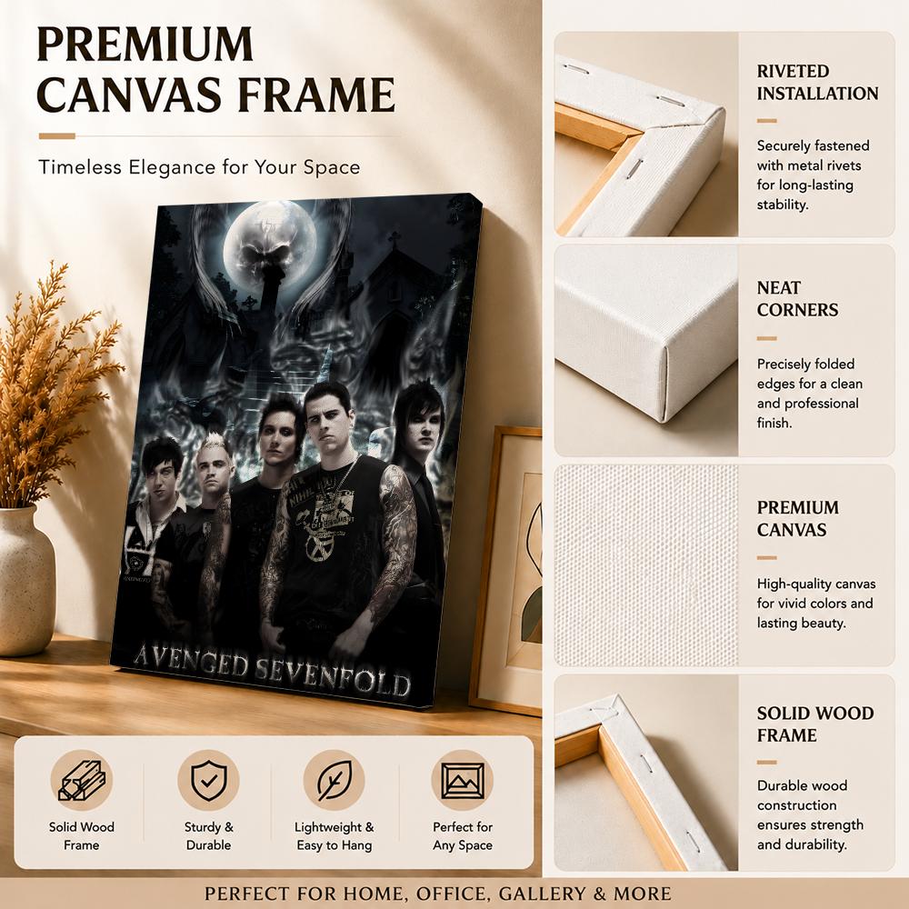 Cuadro de la banda de rock A-a - Canvas Wrap Ready reseña y precio