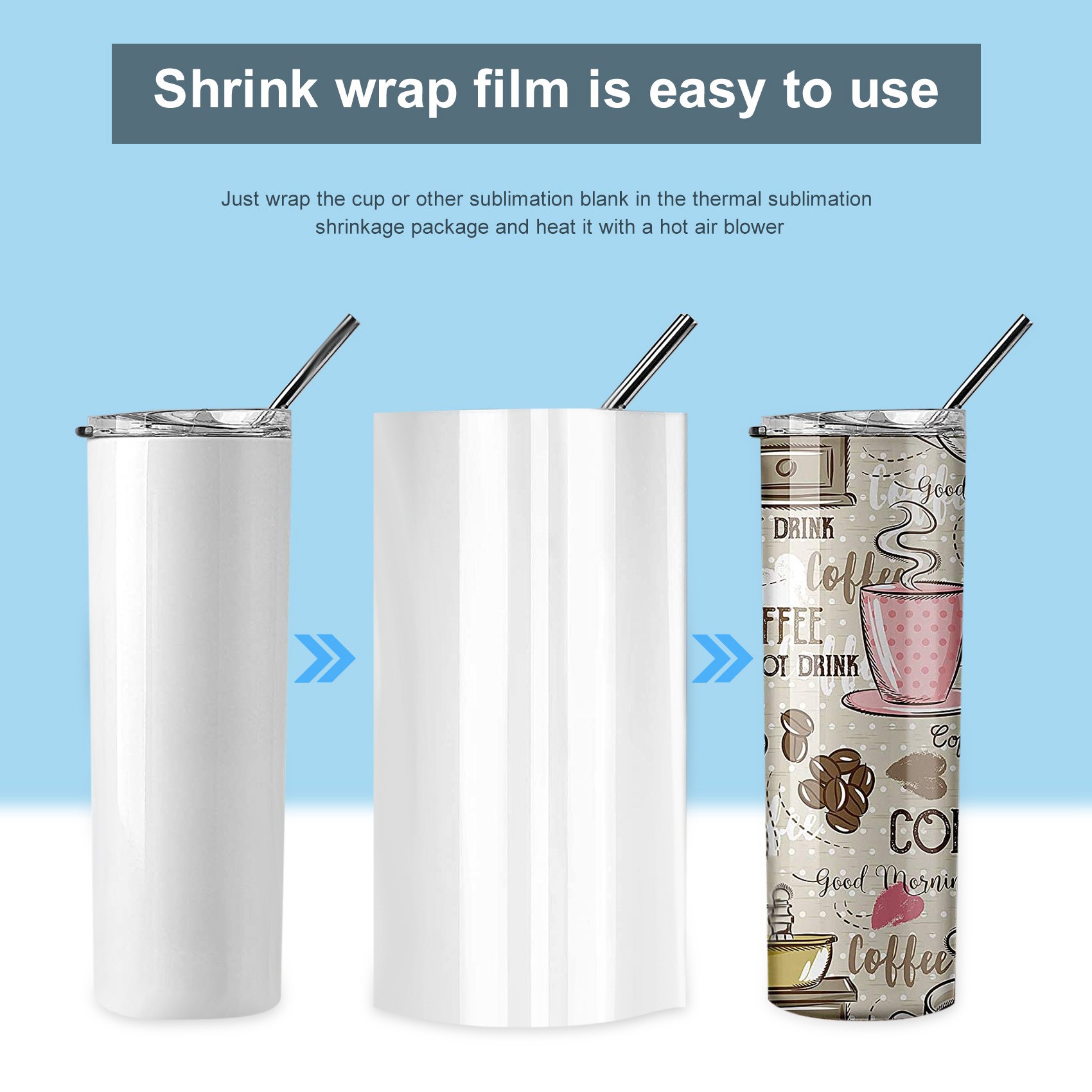 ABHI-30 Piezas de Película Ter - Sublimation Mug White reseña y precio