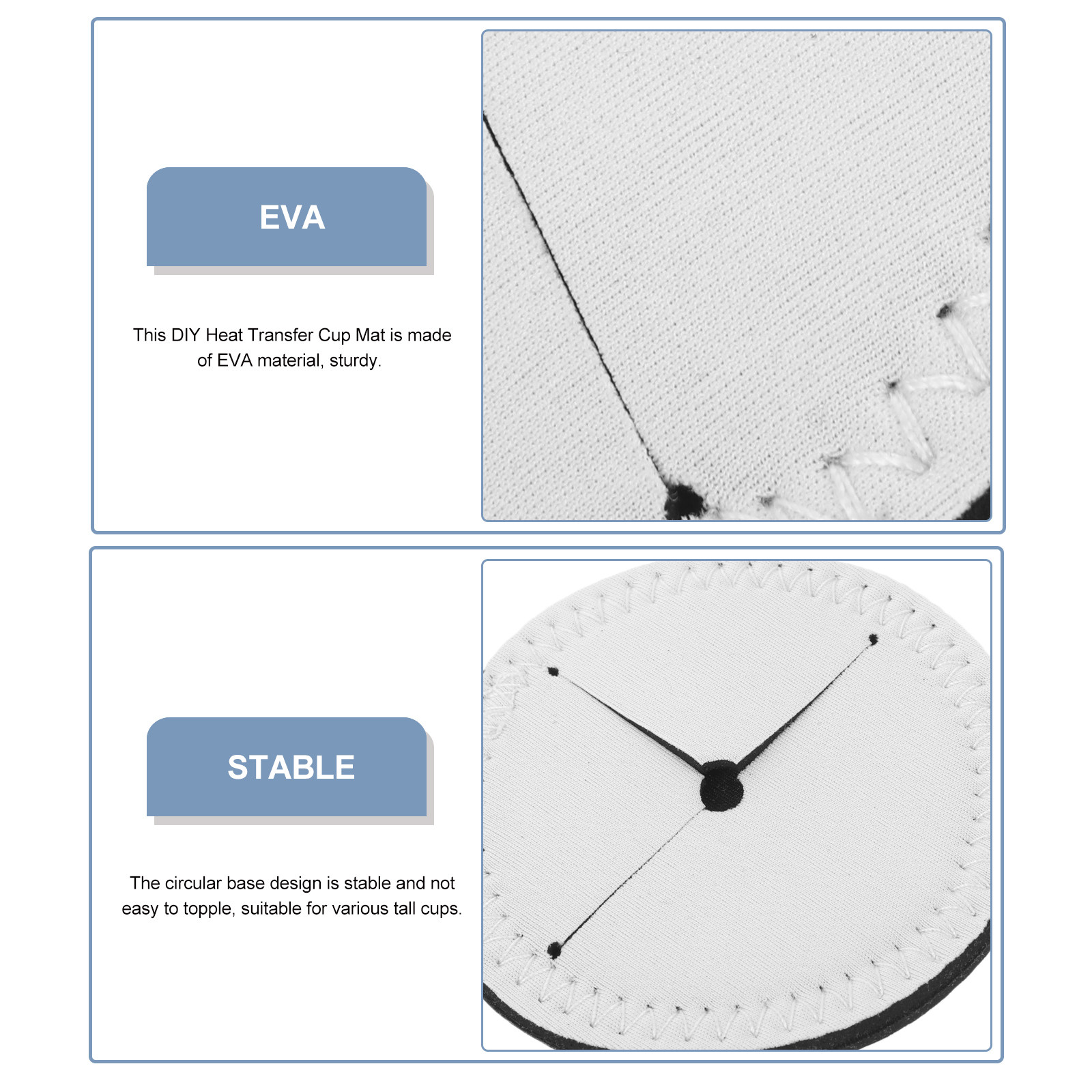 4 posavasos de sublimación en  - Coaster Sublimation Blank reseña y precio