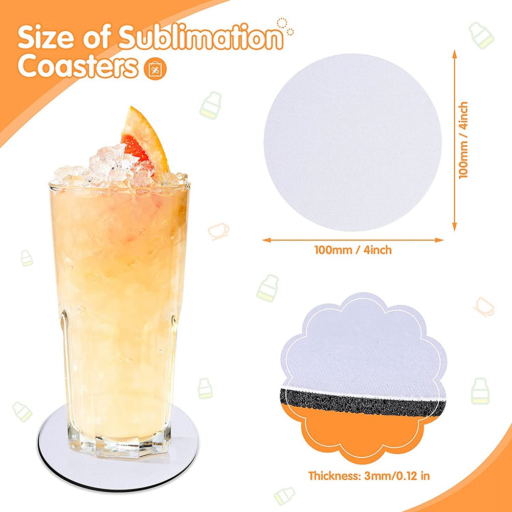 ¡WSFS! Posavasos redondo de su - Coaster Sublimation Blank reseña y precio